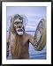 Shaman Mask, Queen Charlotte Islands, British Columbia (B.C.), Canada, North America ...