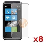 Transparent Clear Screen Protector for HTC Arrive with Cleaning Cloth - 8 P ....