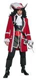 Smiffy’s Men’s Pirate Captain Costume, Red/White/Black, Medium Picture