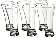 Living Plus Acrylic Beer Glass with Clear Bottom - Set of 6