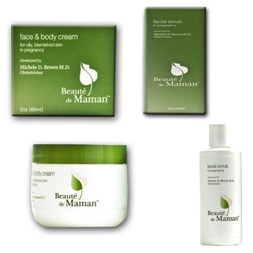 Beaute De Maman Facial Scrub + Face n Body cream Combo Pack $45.50 Plus FREE Shipping!
