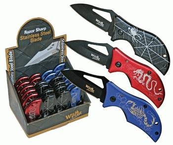 Poison Series Folding Knives - 3-pc Set (Scorpion - Spider - Dragon)