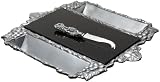 Arthur Court 2-Piece Grapevine Cheese and Cracker Set