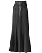 Fit-and-flare seamed skirt