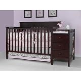 Lauren Crib and Changing Table in Classic Cherry