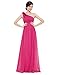 Ever Pretty Flower One Shoulder Long Bridesmaids Party Dress 08237