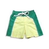 Dogwood - Toddler Boys Bathing Suit, Green, Yellow
