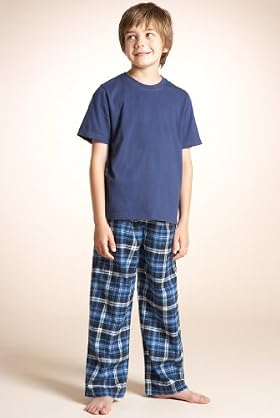 3 Pack - Older Boys' Pure Cotton Assorted Pyjamas
