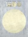 Greek Flokati 1400gram Hand Woven Wool Rug 8'Round (Natural White)