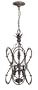 World Imports Lighting 5751-89 Almeria 1-Light Small Chandelier, Bronze