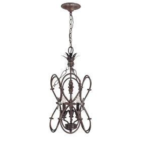 World Imports Lighting 5751-89 Almeria 1-Light Small Chandelier, Bronze by World Imports