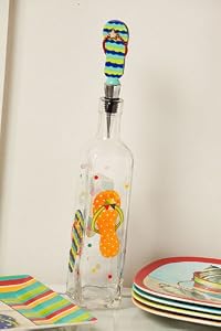 Sandy Days Oil Bottle w/ Resin Stopper