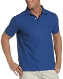 Nautica Sportswear Mens Anchor Performance Short Sleeve Deck Solid Knit Polo Shirt