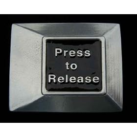 Press To Release-Seatbelt Style Belt Buckle