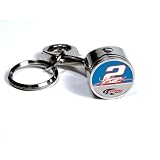 Kurt Busch #2 NASCAR Solid Metal Piston Replica Key Chain