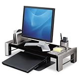 Fellowes Flat Panel Workstation Shelf 11 1/2 X 25 7/8 X 9 1/4 Gray Laminate Top