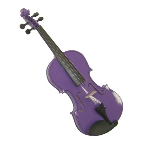 New Merano 12 inch PURPLE Viola with Case and Bow+Extra Set of String, Extra Bridge, Pitch Pipe, Rosin