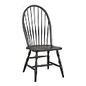 Carolina Classic Cottage  Windsor Chair, Antique Black