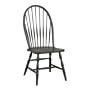 Carolina Classic Cottage  Windsor Chair, Antique Black