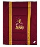 ARIZONA STATE SUN DEVILS OFFICIAL LOGO FULL / QUEEN SIZE JERSEY COMFORTER