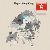 Hong Kong Powerpoint Map - Hong Kong Powerpoint Template