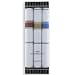 Cotton Men's Handkerchiefs With Coloured Border - Box Of Three