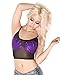 iHeartRaves Mermaid Sheer Mesh Sea Shell Crop Top Shirt
