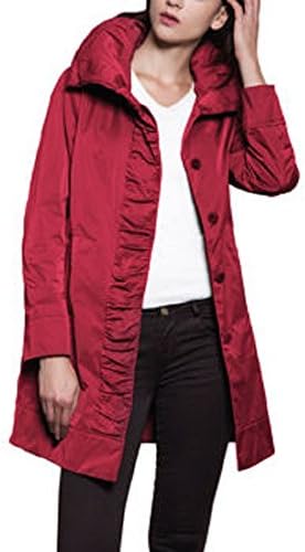 Rainforest Ladies' Hooded Rain Jacket-Medium, Carmine