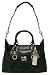 Coach Madison Optic Art Sabrina Black Satchel