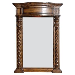 Tuscany Vanity Mirror Hutch 33"W x 45"H Bath Sink Transitional New