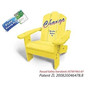 Lohasrus (FBA) - Kids Patio Chair 20122 Passed Safety Standards ASTM F963-07, Dual Non-toxic Clear... by