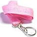Breast Cancer Find the Cure PINK RIBBON Lanyard for keys, mobile, mp3