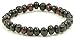 Baltic Amber Bracelet for Adults Made on Elastic Band - 7 Inches - Cherry Color - Baltic Amber Land - Hand-made From Polished / Certified Baltic Amber Beads (Cherry)