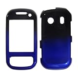 Premium - Samsung M350/ Seek- Two Tone Black and Blue - Faceplate - Case -  ....