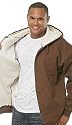 Men's Full Zip Hooded Sweatshirt w/Thermal Lining