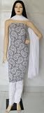 Friendship Day Gift Dress Block Print Cotton Salwar Kameez Suit