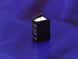 Miniature Black Covered Book with Blank Pages