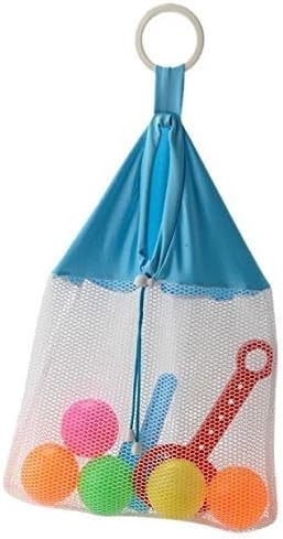 Pomfitis Mesh Net Bath Toy Organizer/ Stroller Bag - Light Blue by Pomfitis