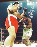 Joe Frazier Signed 8 X 10 Photo (Ali/Frazier I Color Ducking)