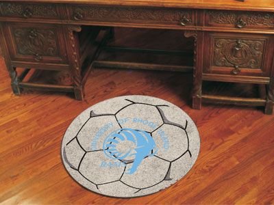 Buy Rhode Island Rams NCAA Soccer Ball Round Floor Mat (29) by Fan Mats