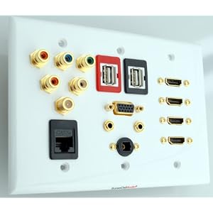 Installation wall plate for Samsung LCD TV UN55C6500