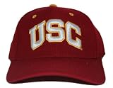 New USC Trojans Zephyr Fitted College Hat - Maroon