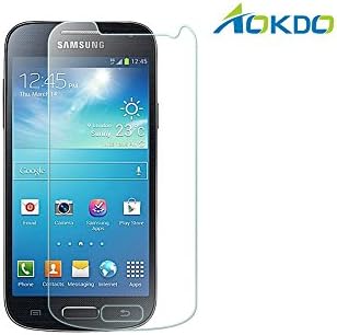 Samsung Galaxy Screen Protector, AOKDA 0.33MM 9H Hardness Tempered Glass Screen Protector for Samsung Galaxy Mobile Phone Verisons (S4 mini)
