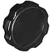 DimcoGray Black Phenolic Fluted Torque Knob, Brass Insert: 3/8-16" Thread x 1/2" Depth, 2-3/8" Diameter x 1-5/16" Height x 1-1/4" Hub Dia x 5/8" Hub Length (Pack of 10)