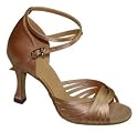 Dance Shoes - Tan Satin JODI 2.5" Heel