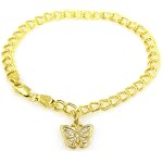 14 karat gold charm bracelet