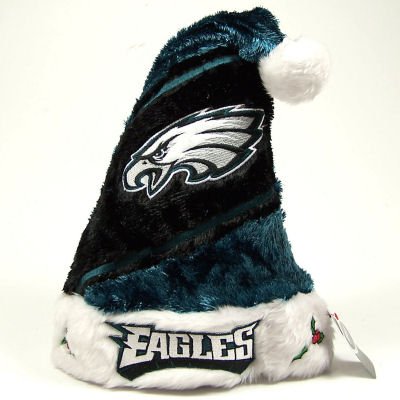 Buy PHILADELPHIA EAGLES OFFICIAL LOGO CHRISTMAS SANTA HAT by Forever Collectibles