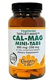 Country Life Cal-Mag Complex 1000/500 mg, 180 Tablets