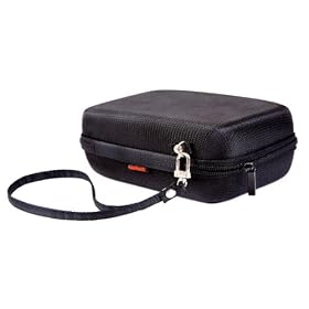 Navitech Black Hard Eva Nylon Protective Tough Carry Case For The Navman S500, Navman S500HF, Navman Mio V505, Navman F45