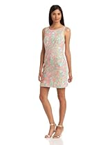Hot Sale Lilly Pulitzer Women's Delia Dress, Sand Bar Blue Make A Splash, 4